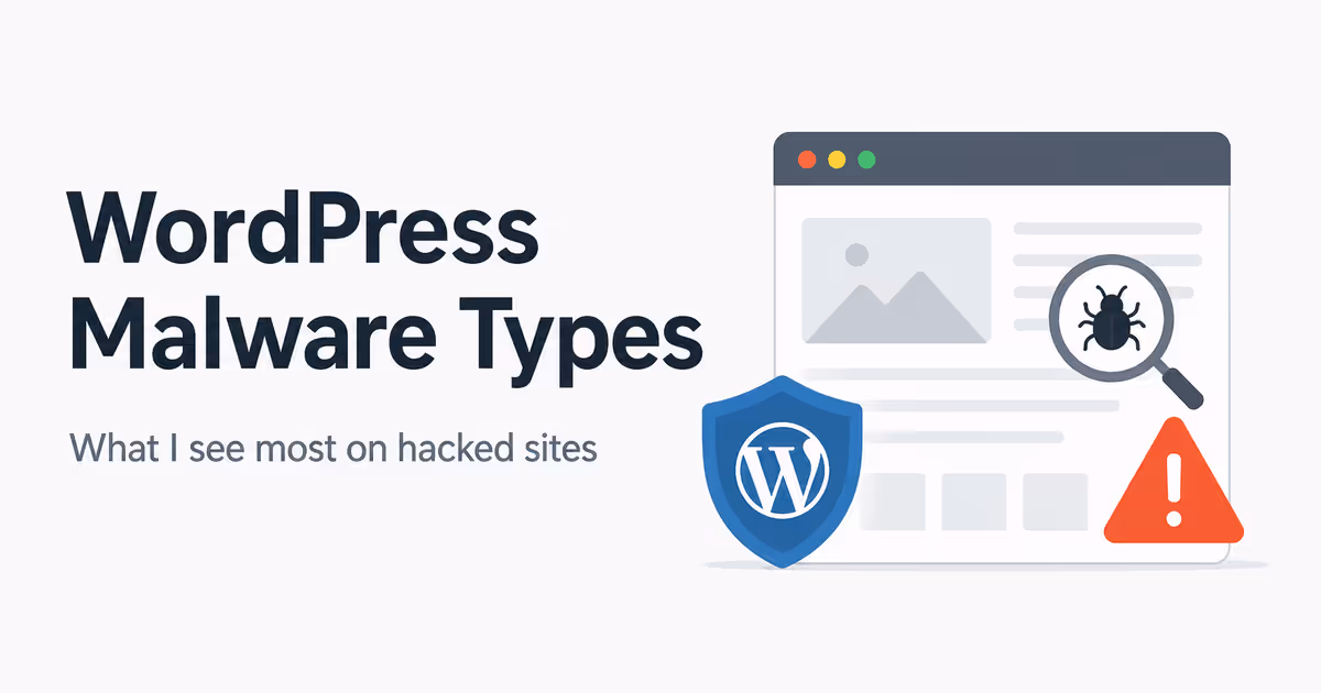 WordPress Malware Types Found on Hacked Sites