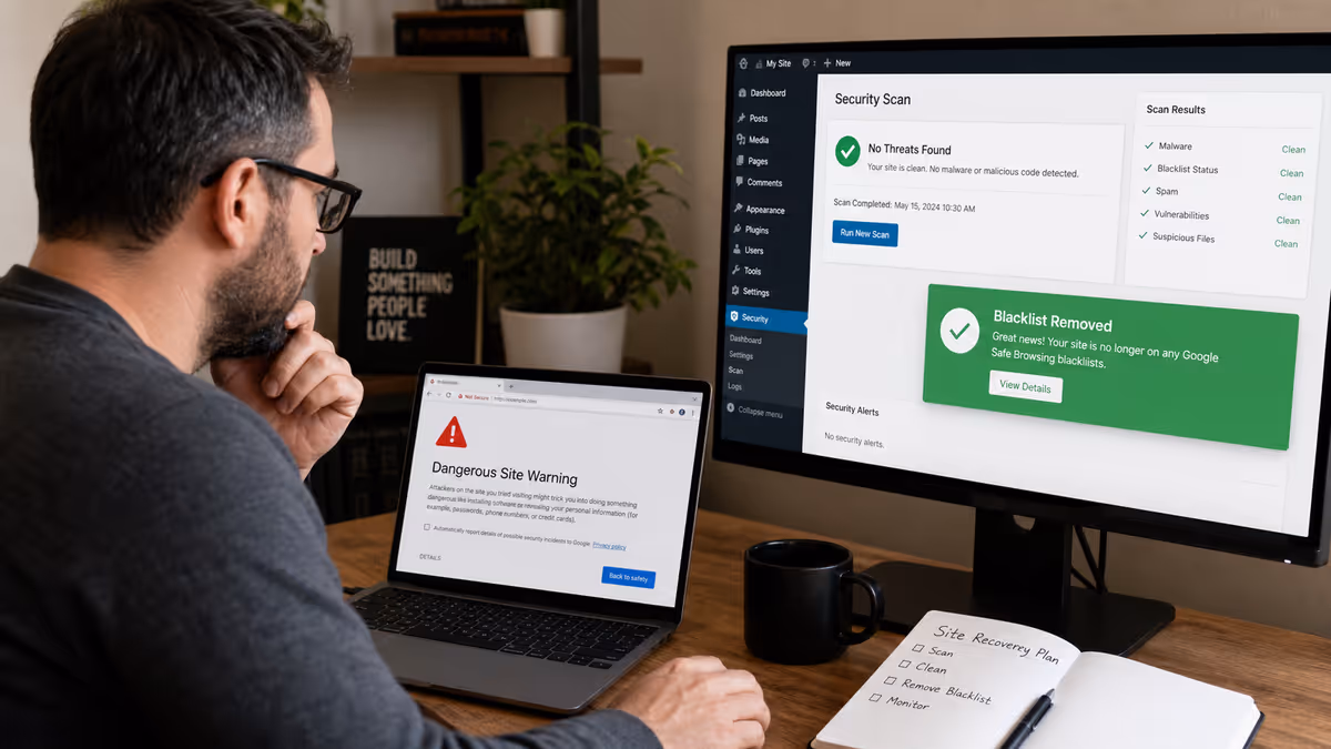 Dangerous Site Warning: How I Removed a Google Safe Browsing Blacklist