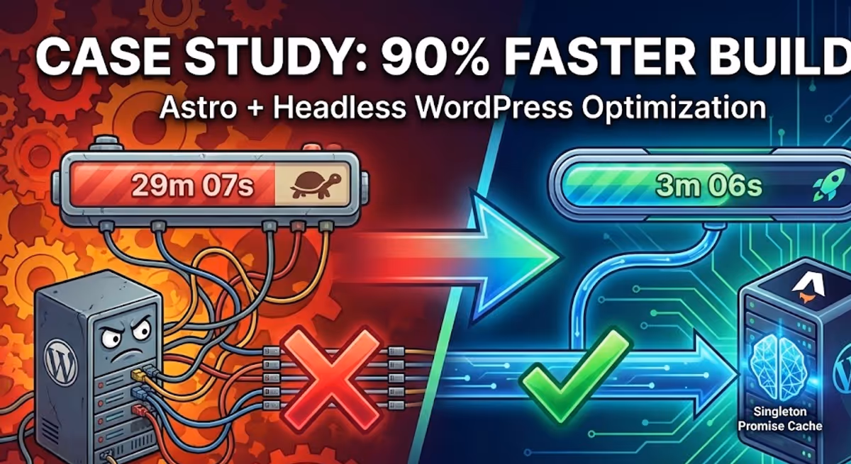 How We Reduced Headless WordPress Build Times by 90% (29m to 3m)