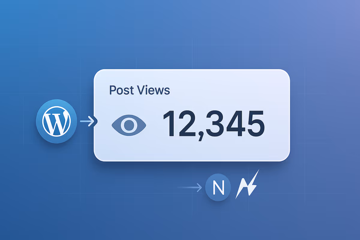 Implementing Post View Counters in a Headless WordPress Setup with Next.js