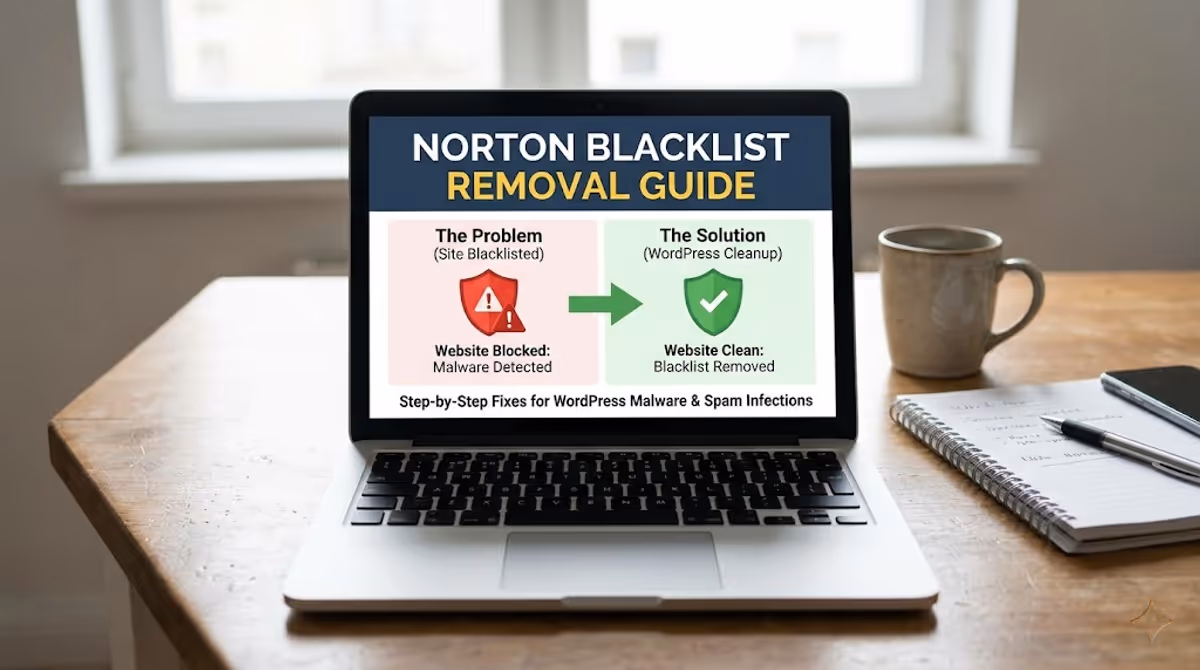 wordpress malware infection spam norton virus removal guide