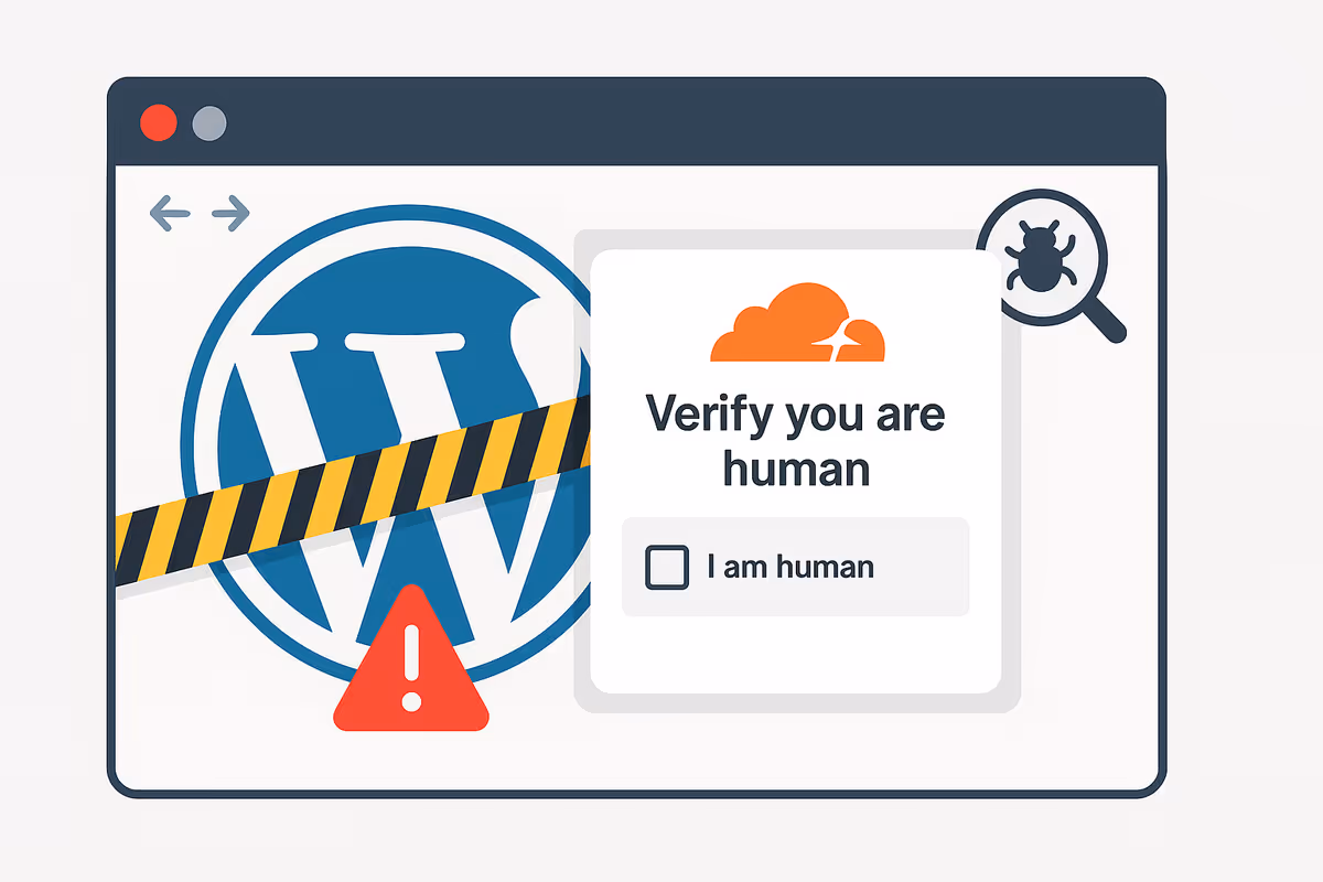 WordPress Hacked: Fake Cloudflare “Verify You Are Human&#8221; — A WordPress Malware Removal Case Study
