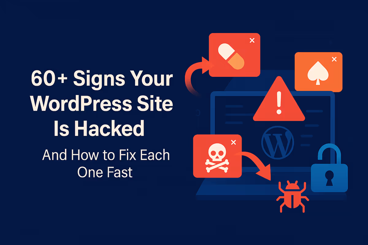 60+ Clear Signs Your WordPress Site Is Hacked (And How to Fix Each One Fast)